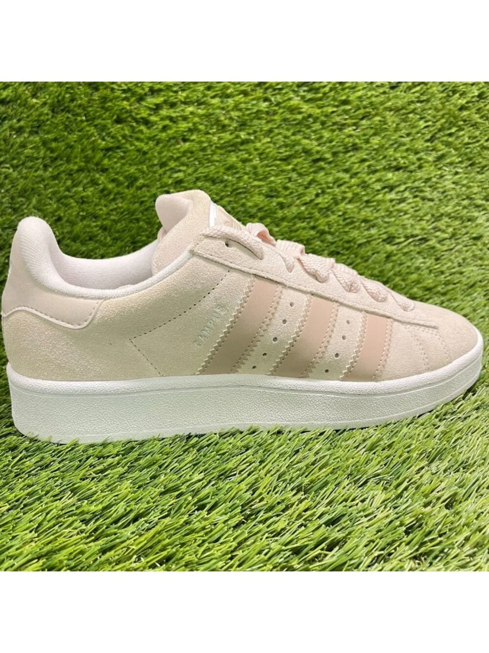 Adidas Campus 00s Womens Size 9 Pink Beige Athletic Walking Shoes Sneakers